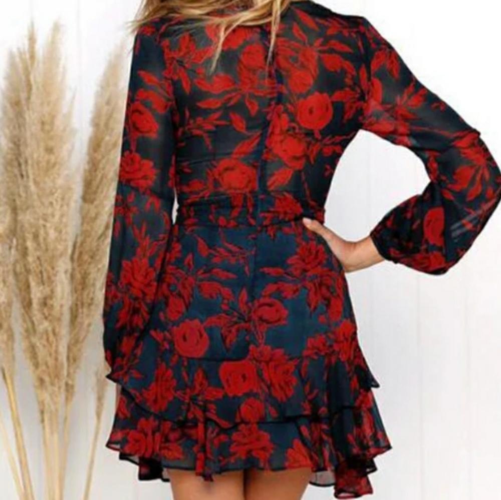 ‼️On SALE‼️ Floral print dress for ladies - Picture 4 of 7